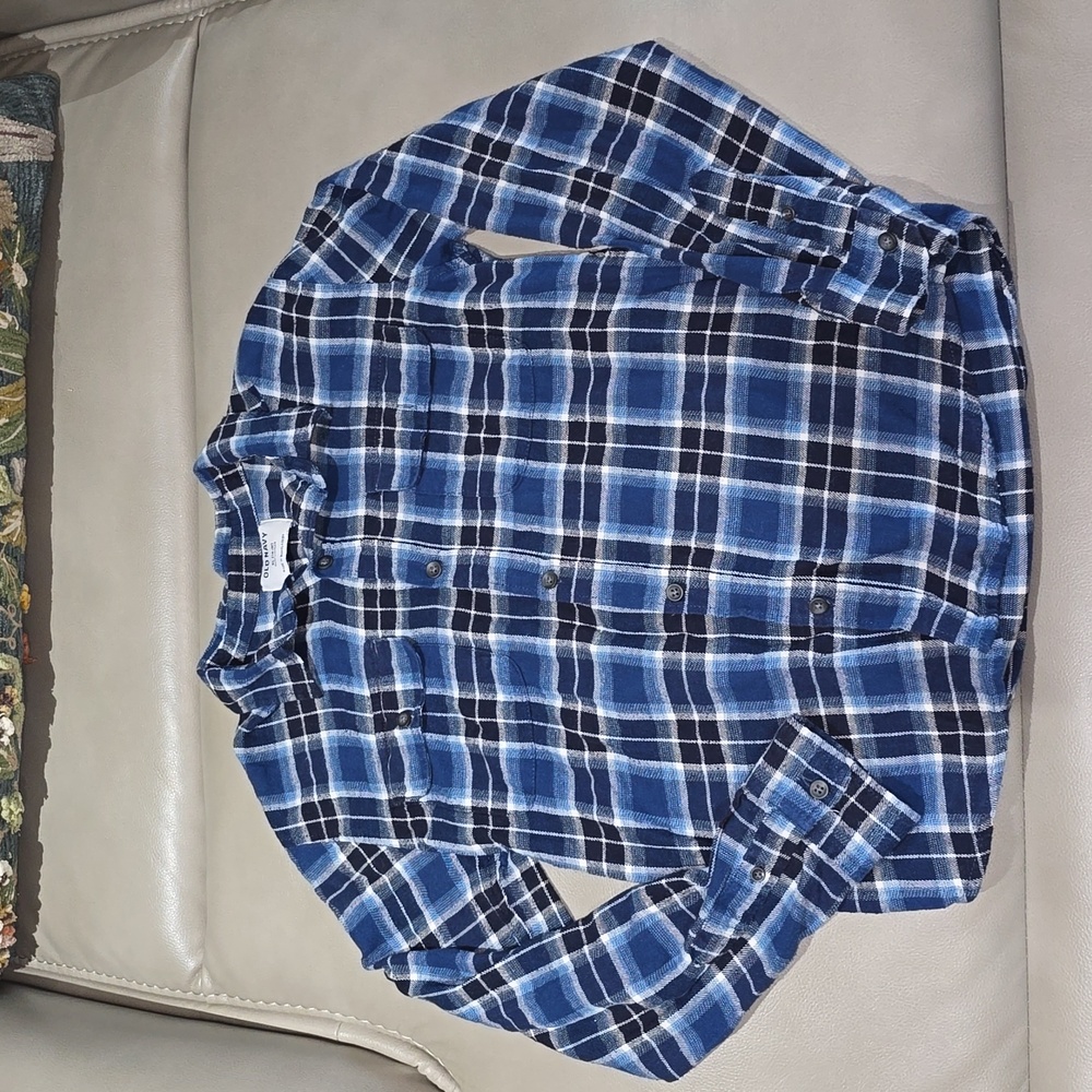 Boys old navy Long button up size XL